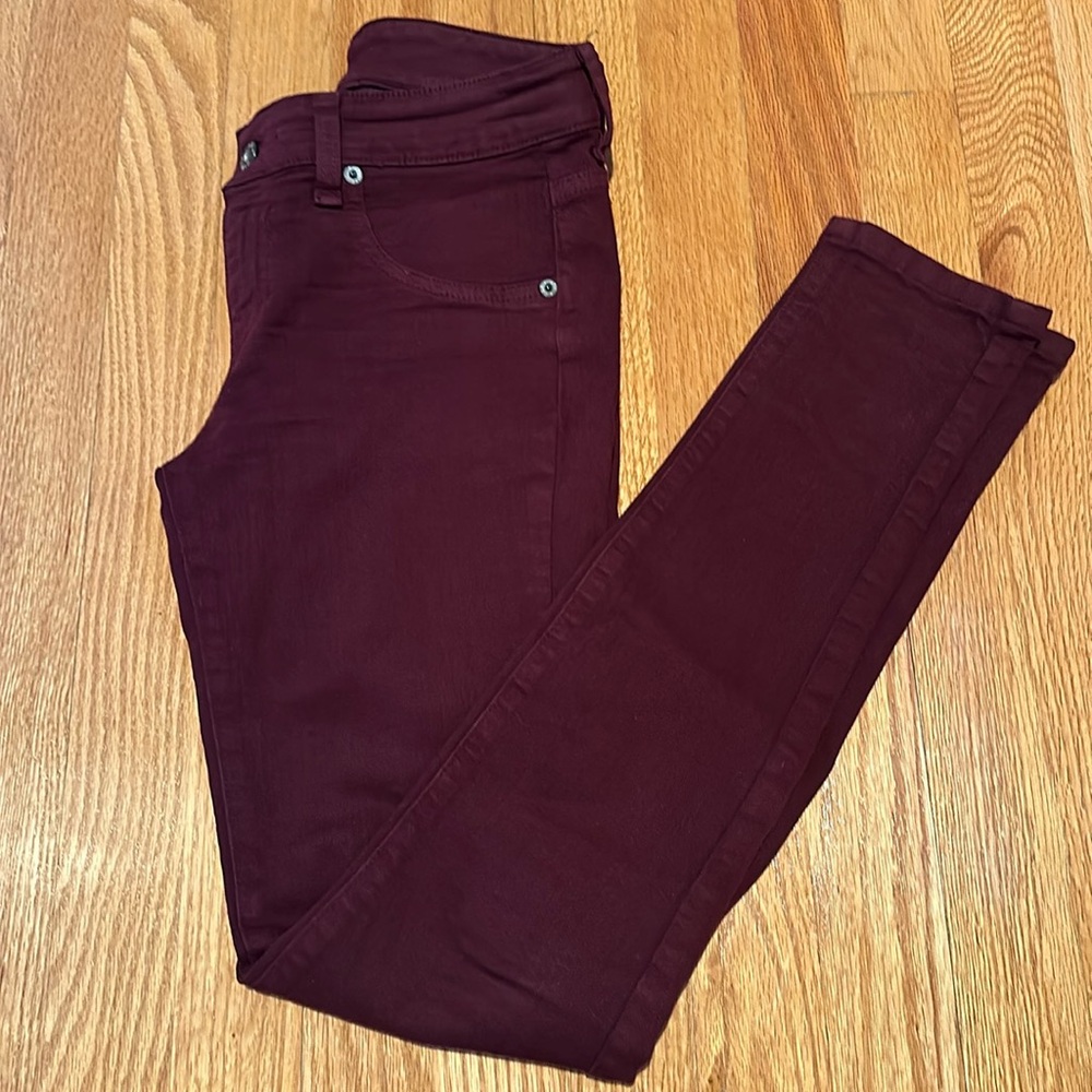LF CARMAR Burgundy Jeans Size 26